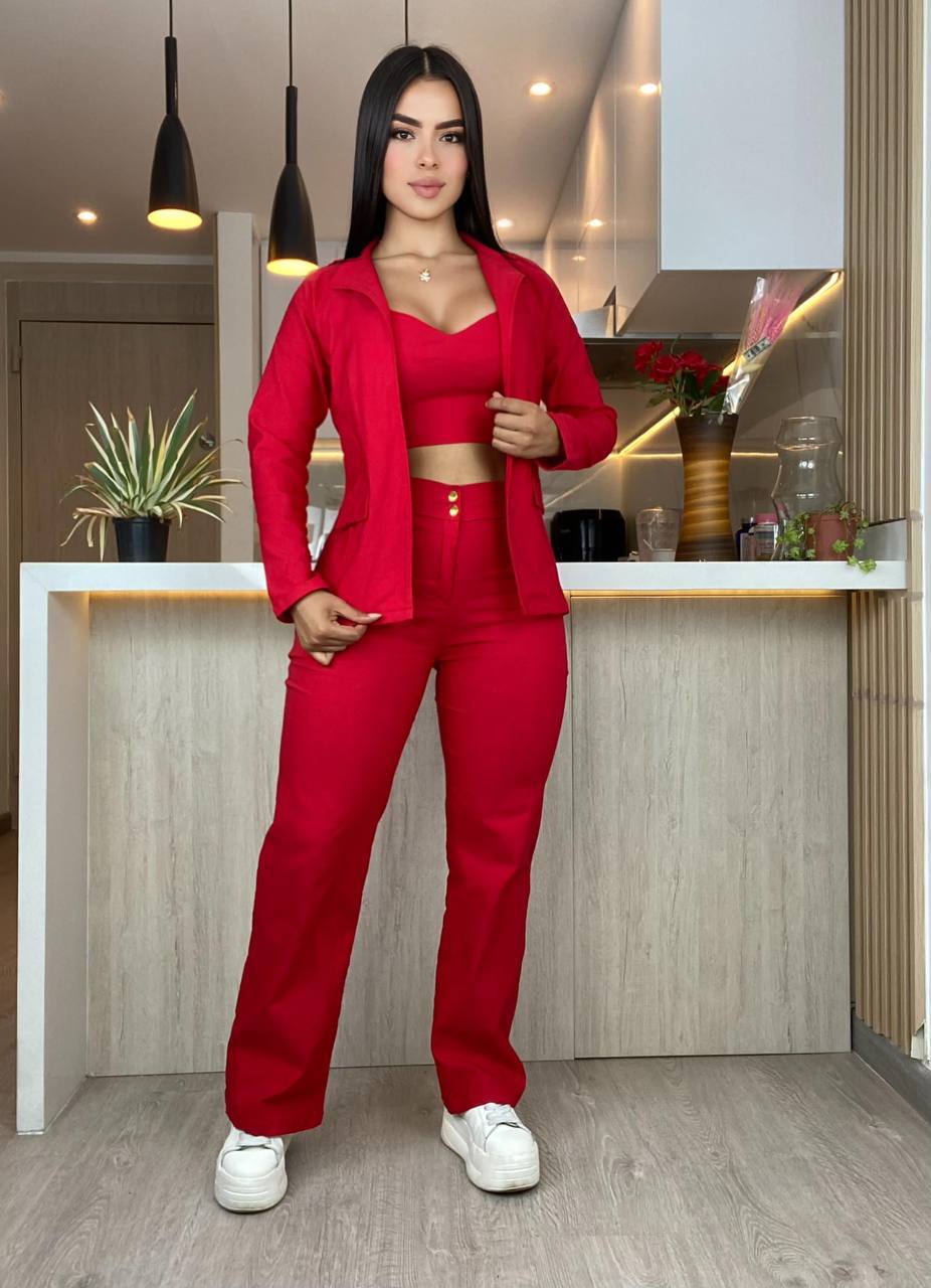 Conjunto Formal 3 Prendas