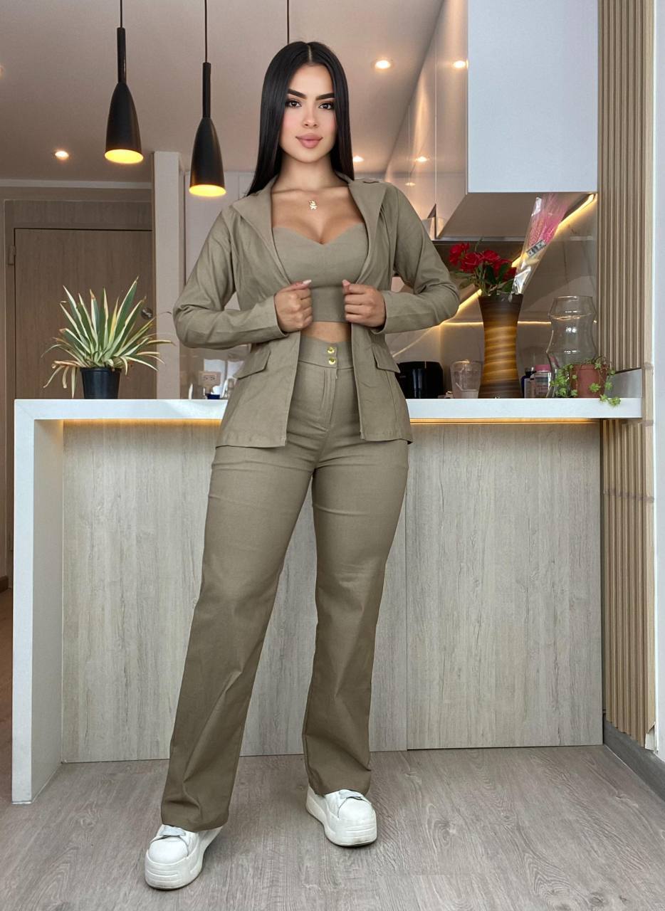 Conjunto Formal 3 Prendas