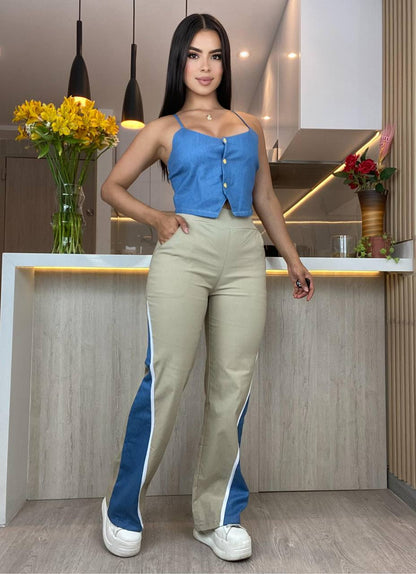 Conjunto Pantalon Y Blusa