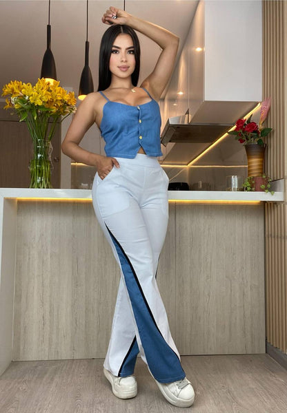 Conjunto Pantalon Y Blusa